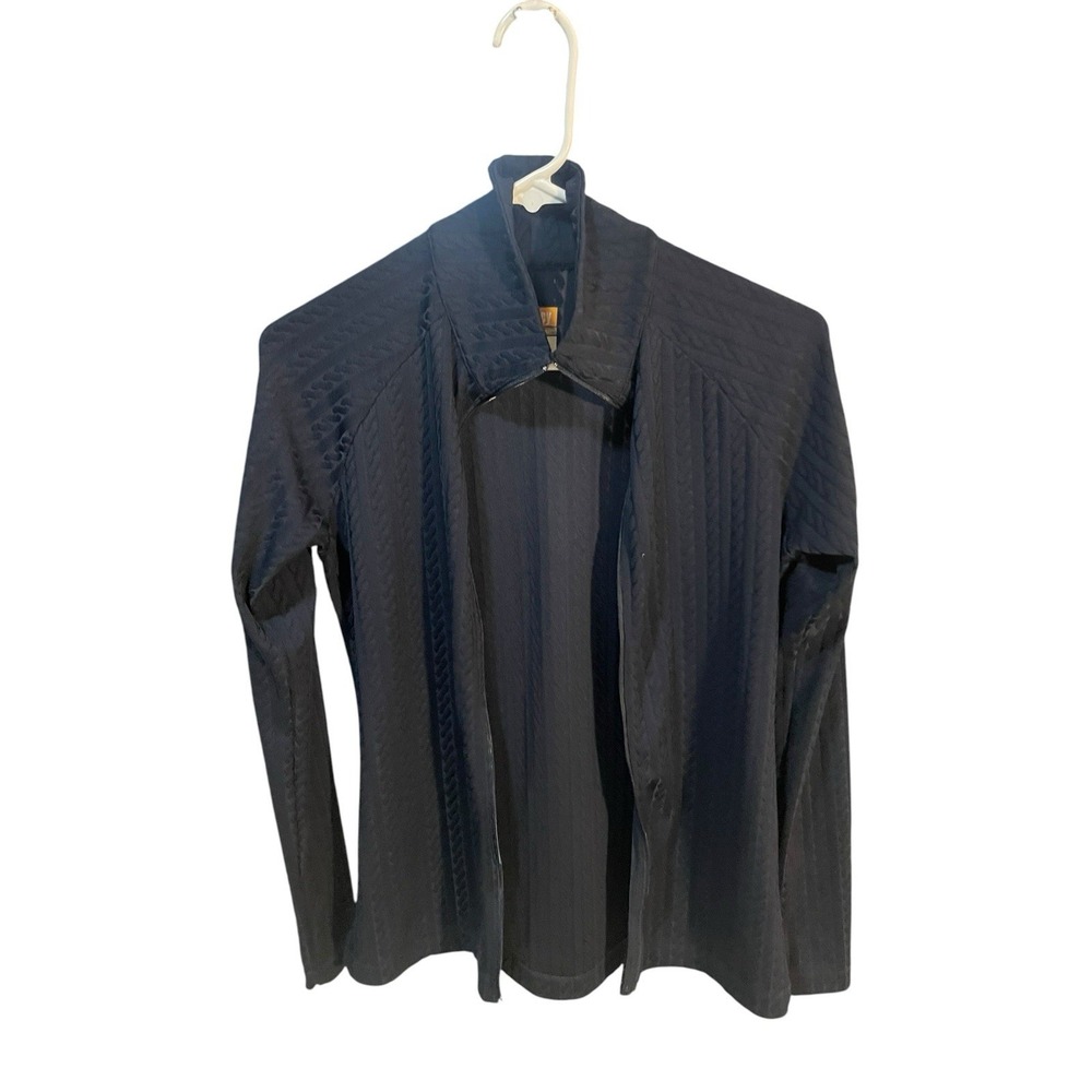 Lucy Tech Women's Without A Zipper Extra Small Navy Blue Cardigan